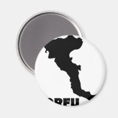 Korfu Grieks eiland Korfoe Magneet (Voorkant / Achterkant)