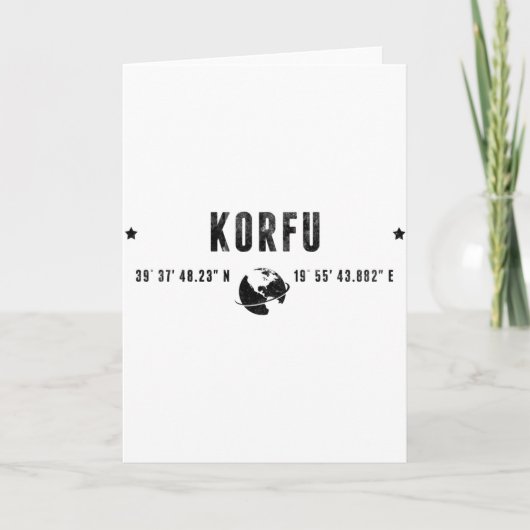 KORFU KAART (Voorkant)