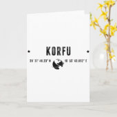 KORFU KAART (Gele Bloem)