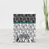 Korhogo-geïnspireerd Wenskaart Kaart (Voorkant)