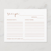 KORIANDER Boho Terracotta Verbrande Sinaasappel Re Informatiekaartje (Voorkant)