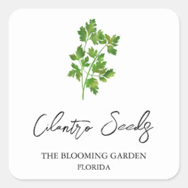 Koriander Seeds label