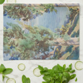 Koriandercipressen door John Singer Sargent Theedoek (Gevouwen)