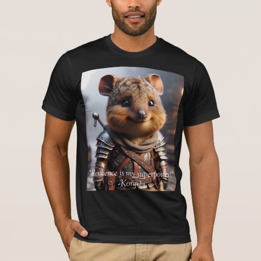 Korimbi het veerkrachtige Tadayori T-shirt (Voorkant)