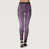 KORIN JAPANESE ART PAARSE Leggings (Achterkant)