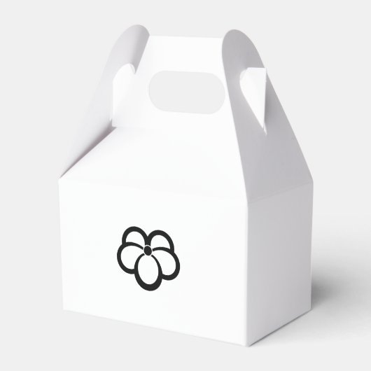 Korin-stijl gearceerde klimop bedankdoosjes (Voorkant Zijde)