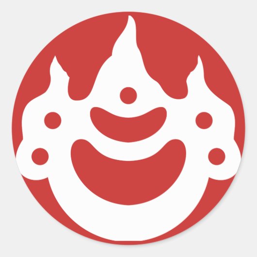 Korin-stijl juweel ronde sticker (Voorkant)