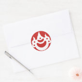 Korin-stijl juweel ronde sticker (Envelop)