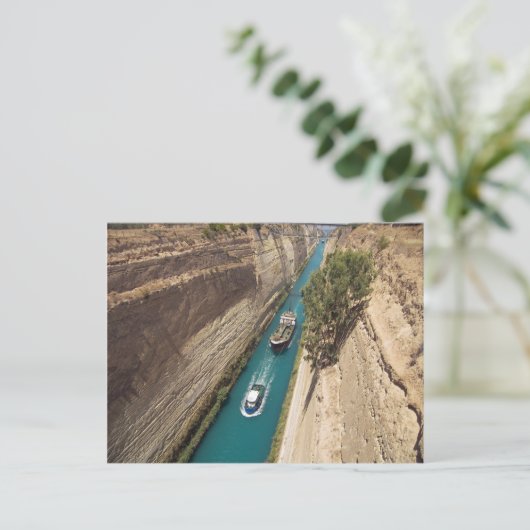 Korinthe Canal Briefkaart (Staand voorkant)
