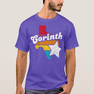 Korinthe Texaanse Vintage Verdrietig Souvenir 2 T-shirt