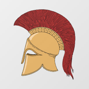 Korinthische Helm Raamsticker