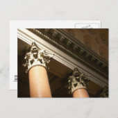 Korinthische kolommen briefkaart (Voorkant / Achterkant)