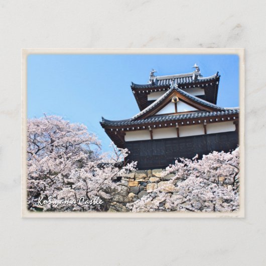 Kōriyama Castle Briefkaart (Voorkant)