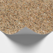 Korkachtergrond textuur en structuurcadeau cadeaupapier (Hoek)