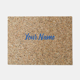 Korkachtergrond textuur en structuurcadeau deurmat