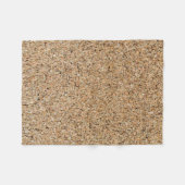 Korkachtergrond textuur en structuurcadeau fleece deken (Voorkant (Horizontaal))