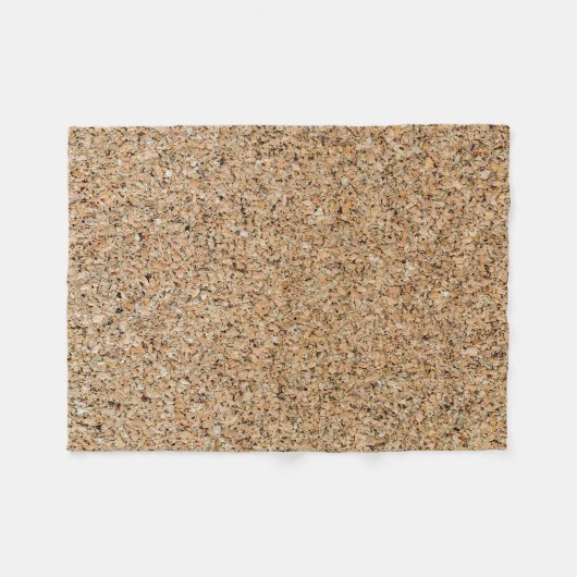 Korkachtergrond textuur en structuurcadeau fleece deken (Voorkant (Horizontaal))