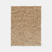 Korkachtergrond textuur en structuurcadeau fleece deken (Voorkant)