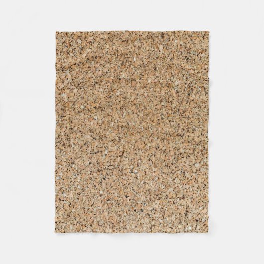 Korkachtergrond textuur en structuurcadeau fleece deken (Voorkant)