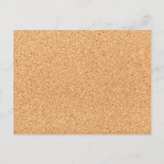 Korktextuur Briefkaart (Voorkant)