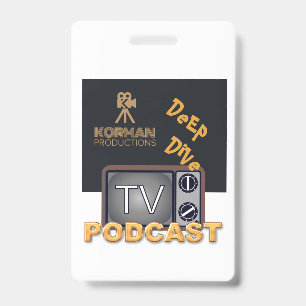Korman Productions Deep Dive TV Podcast Badge