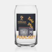 Korman Productions Deep Dive TV Podcast Blikvorm Glas (Voorkant)