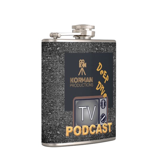 Korman Productions Deep Dive TV Podcast Heupfles (Rechts)