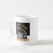 Korman Productions Deep Dive TV Podcast Koffiemok (Voorkant links)