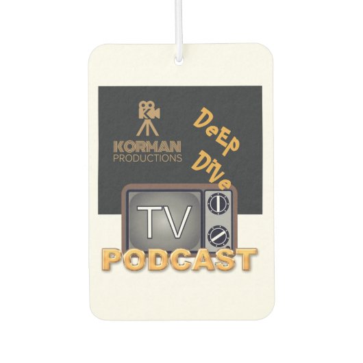 Korman Productions Deep Dive TV Podcast Luchtverfrisser (Voorkant)