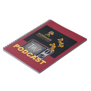 Korman Productions Deep Dive TV Podcast Notitieboek