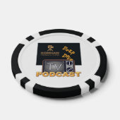 Korman Productions Deep Dive TV Podcast Poker Chips (Enkel)