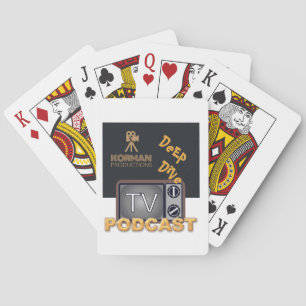 Korman Productions Deep Dive TV Podcast Pokerkaarten