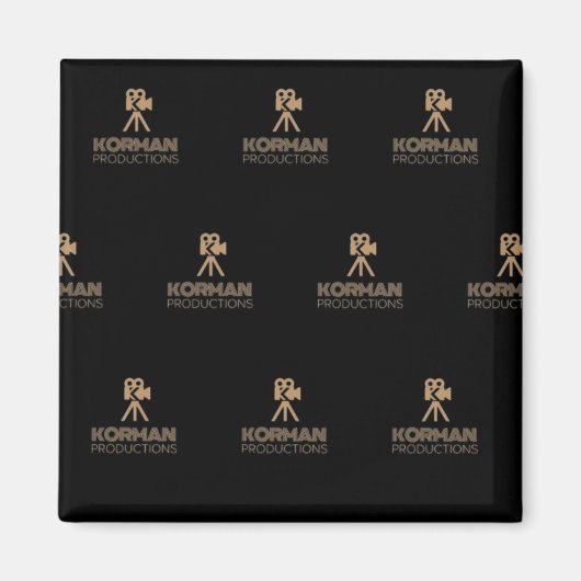 Korman Productions YouTube-kanaal Logo betegeld Magneet (Voorkant)