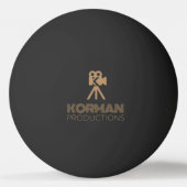 Korman Productions YouTube-kanaal Logo Pingpongbal (Achterkant)