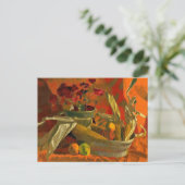 Korn en Sinaasappels, nog steeds levend schilderij Briefkaart (Staand voorkant)