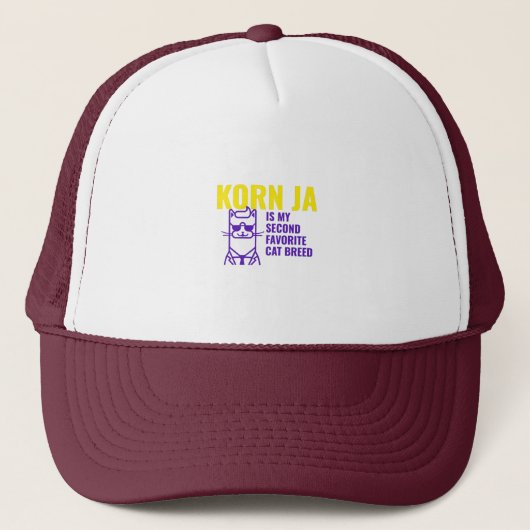 Korn Ja, het favoriete katteras Trucker Pet (Voorkant)