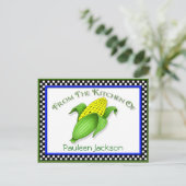 Korn op de cb-receptiekaarten briefkaart (Staand voorkant)