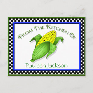 Korn op de cb-receptiekaarten briefkaart