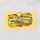 Korn op de Cob Chef Cook Restaurant Caterer Food Visitekaartje (Voorkant)