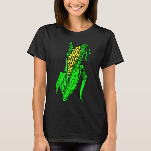 Korn op de Cob Garden Vegetable T-shirt (Voorkant)