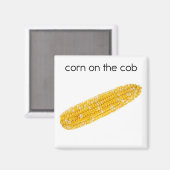 Korn op de Cob-koelkast Magnet (Voorkant / Achterkant)