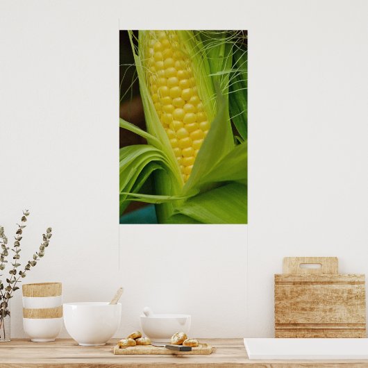 Korn op de krab poster (Keuken)