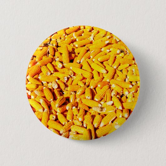 Korn op de krab ronde button 5,7 cm (Voorkant)