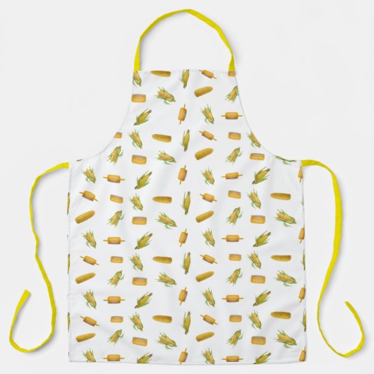 Korn op het Cob Pattern Schort (Voorkant)