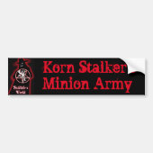 Korn Stalker Bumpersticker van het Minion Army (Voorkant)