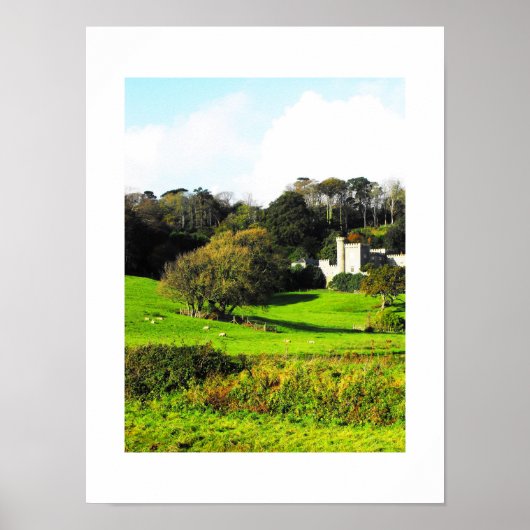 Kornachtig landschap poster (Voorkant)