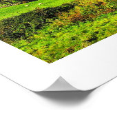Kornachtig landschap poster (Hoek)