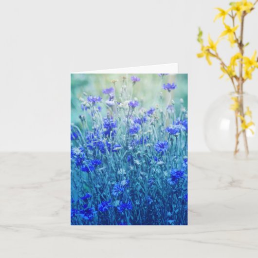 Kornbloemen Kaart (Gele Bloem)