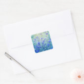 Kornbloemen Vierkante Sticker (Envelop)