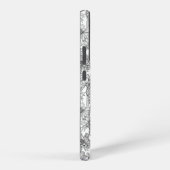 Kornbloemen, wilde bloemen, zwart-wit samsung galaxy hoesje (Rechterkant)